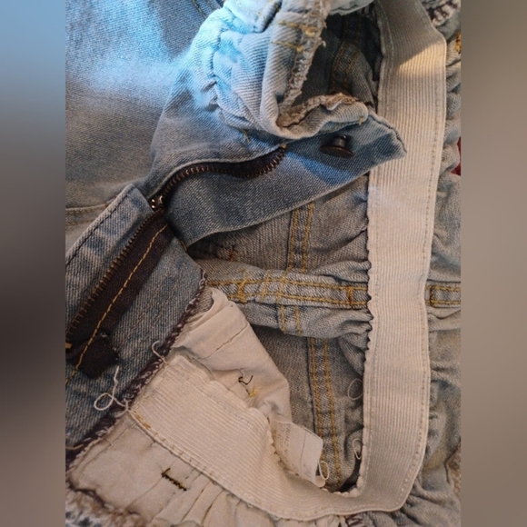 A Wear Jeans Paperbag Distressed Denim Shorts - Picture 6 of 7